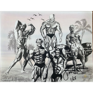 Tom Platz's 69th Birthday Print, 2024