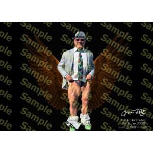 Tom Platz 70th Birthday Print, 2025