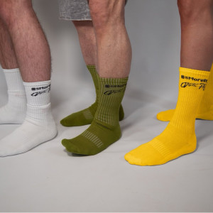 Embroidered #5MoreReps Signed Socks